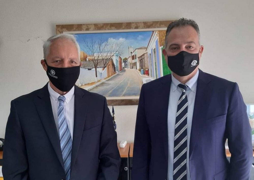 Συνάντηση του Θανάση Αυγερινού με τον Χάρη Δαμάσκο