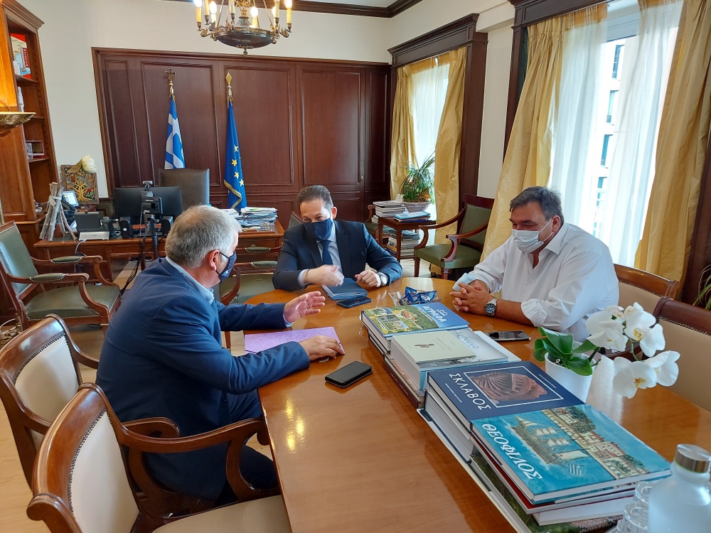 Συνάντηση αντιπροσωπείας του ΣΠΑΠ με τον Αναπληρωτή Υπουργό Εσωτερικών Στέλιο Πέτσα