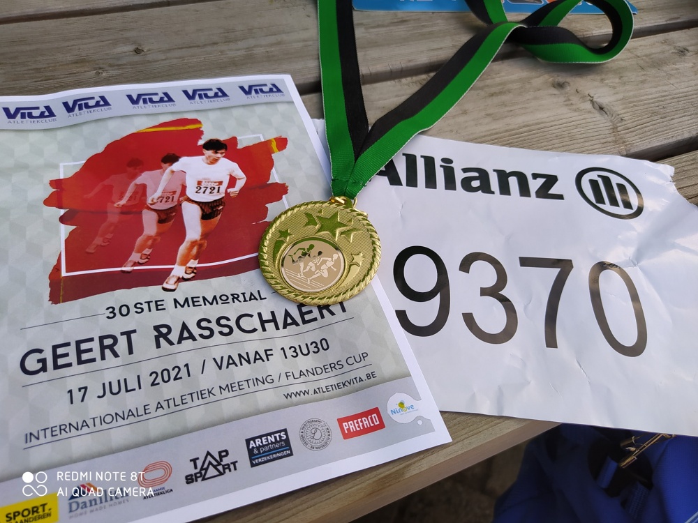 ΧΡΥΣΟΣ και στο Βέλγιο ο Μαραθωνίτης αθλητής Λουκάς Πρωτονοτάριος