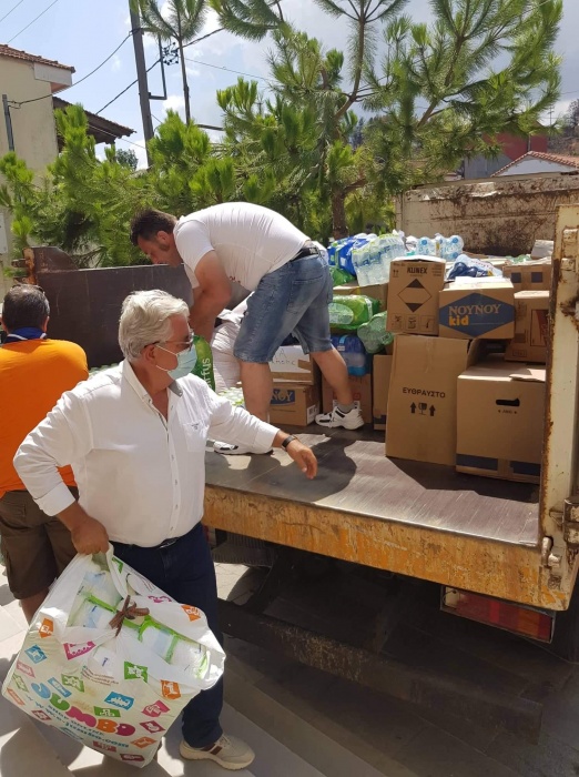 ΔΗΜΟΣ ΛΑΥΡΕΩΤΙΚΗΣ: Αποστολή ανθρωπιστικής βοήθειας προς τις πληγείσες περιοχές της βόρειας Εύβοιας