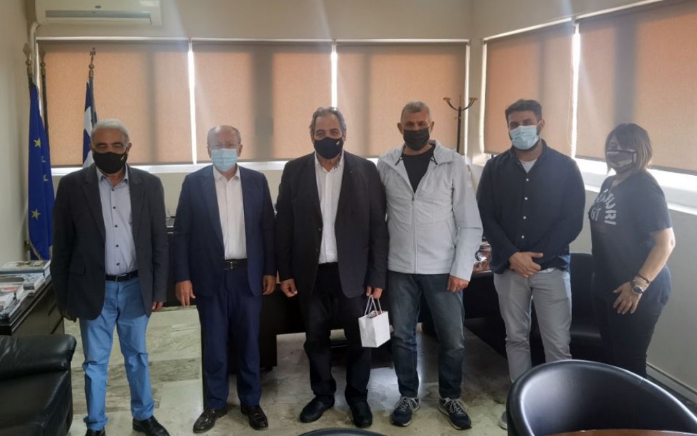 Συνάντηση του Δημάρχου Μαραθώνος με τον Πρόεδρο και τον Εκτελεστικό Γραμματέα της Ένωσης Κοινοτήτων Κύπρου