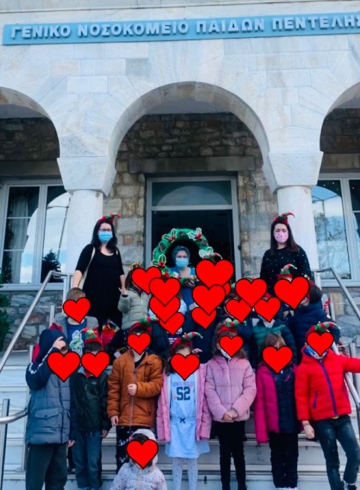 Χριστουγεννιάτικα δώρα στα παιδιά του Παίδων Πεντέλης από το Νηπιαγωγείο Αγίας Μαρίνας