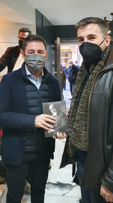 Συνάντηση του Λάζαρου Καραούλη με τον νέο Πρόεδρο του ΚΙΝΑΛ-ΠΑΣΟΚ, Νίκο Ανδρουλάκη