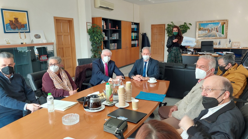 Συνάντηση εργασίας Αυγερινού - Λυκουρέντζου για τις ζημιές στις καλλιέργειες από την κακοκαιρία «Ελπίδα»