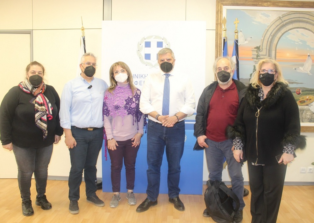 Συνάντηση του Περιφερειάρχη Αττικής με αντιπροσωπεία της Ομοσπονδίας Πολυμελών Οικογενειών με Τρία Τέκνα Ελλάδος