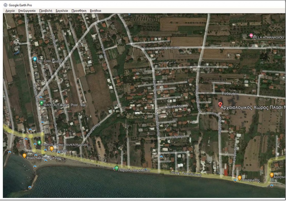 Επίσκεψη στον Αρχαιολογικό Χώρο στο Πλάσι Μαραθώνα