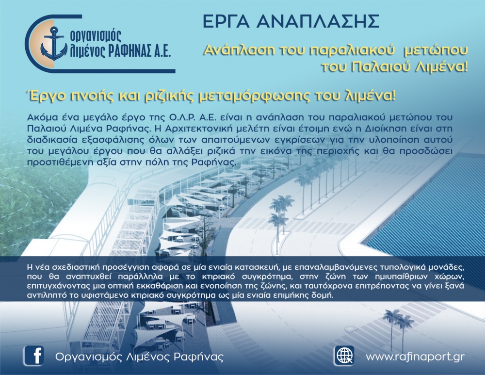 Ο.Λ.Ρ. ΑΕ: Έργα Ανάπλασης