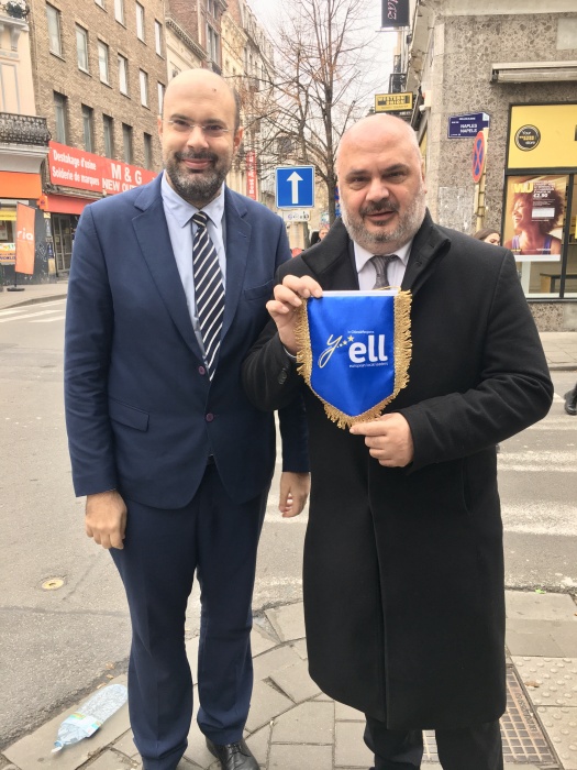 Ο Νεκτάριος Καλαντζής στις Βρυξέλλες συνάντησε και βράβευσε τον Έλληνα Δήμαρχο της πόλης