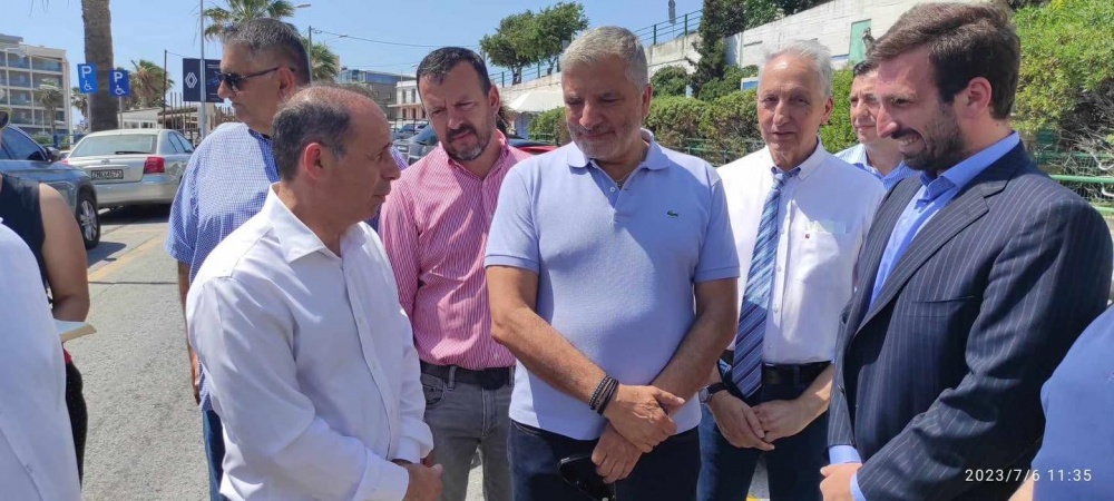 Επίσκεψη του Γιώργου Πατούλη στα μεγάλα έργα που είναι σε εξέλιξη στον Δήμο Ραφήνας-Πικερμίου
