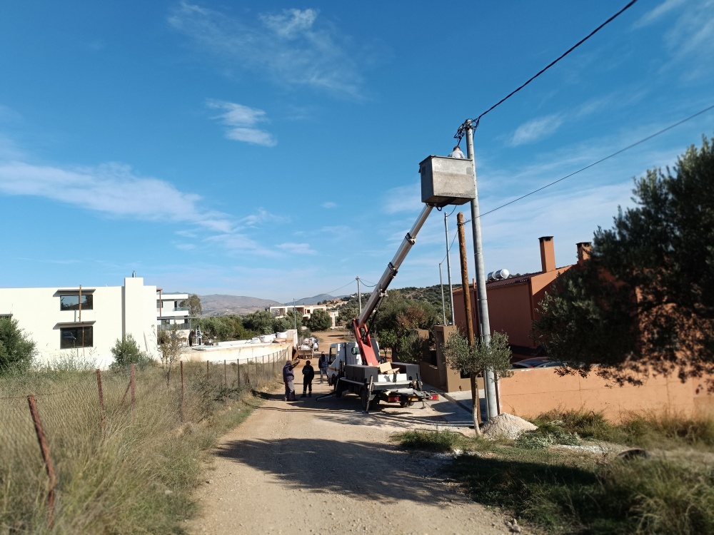 Δήμος Παιανίας: Αποκαθίσταται ο οδοφωτισμός στην Άνοιξη