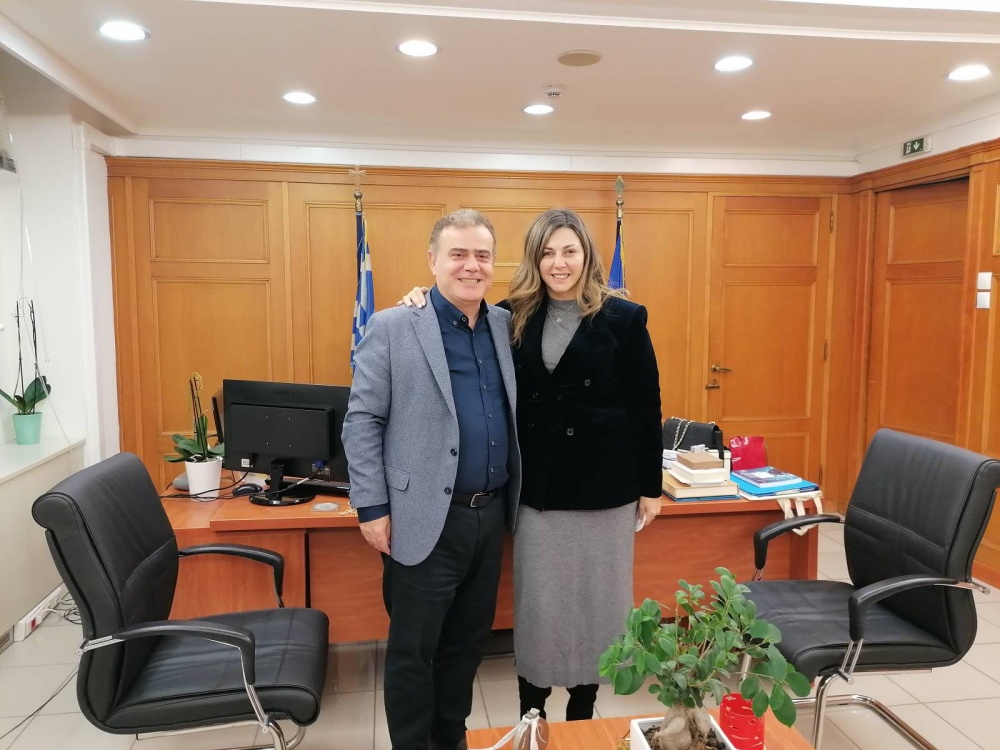Δήμος Παλλήνης: Συνάντηση του Δημάρχου Χρήστου Αηδόνη με την Υπουργό Σοφία Ζαχαράκη