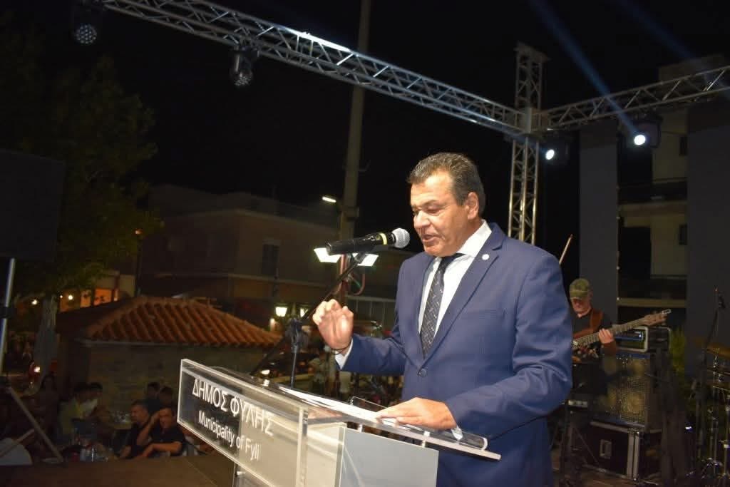 Δήμος Φυλής: Νέα έργα εξήγγειλε από το πανηγύρι της Χασιάς ο Δήμαρχος, Χρήστος Παππούς