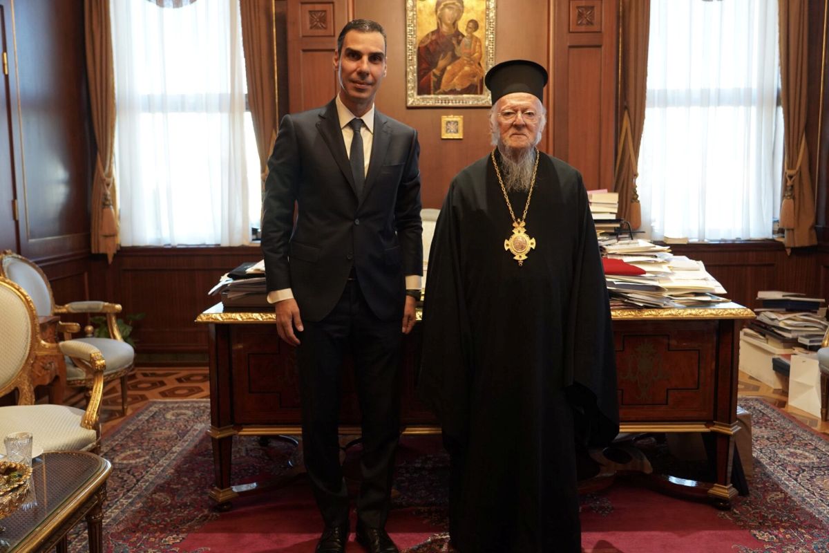 Στο Οικουμενικό Πατριαρχείο της Κωνσταντινούπολης ο Μάριος Θεμιστοκλέους Στο Οικουμενικό Πατριαρχείο της Κωνσταντινούπολης ο Μάριος Θεμιστοκλέους