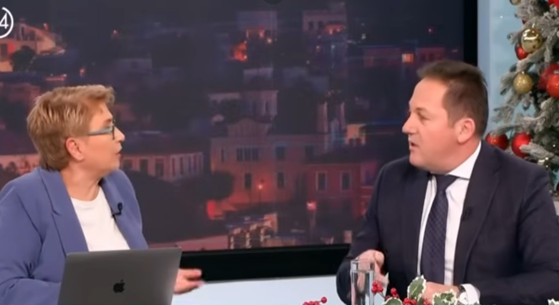 Άγριος καυγάς Πέτσα - Καλογεροπούλου on air (video)
