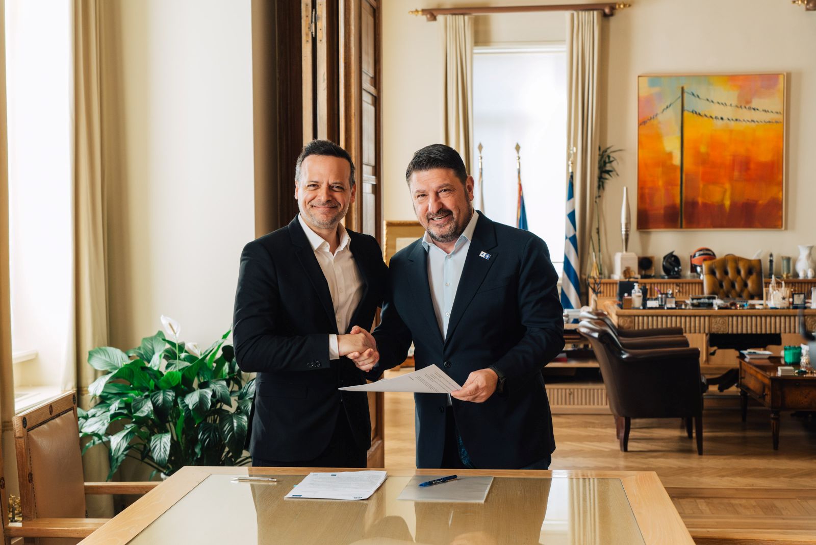 Συνάντηση Δούκα με Χαρδαλιά: Στο επίκεντρο η προώθηση σημαντικών έργων και παρεμβάσεων στην Αθήνα