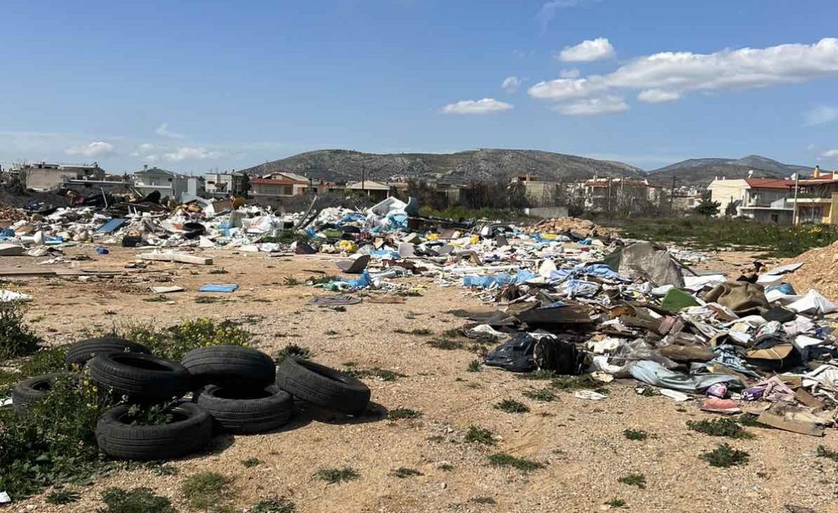 Δήμος Φυλής: Σύλληψη και βαρύτατα πρόστιμα σε ασυνείδητο για απόρριψη λάστιχων και μπάζων