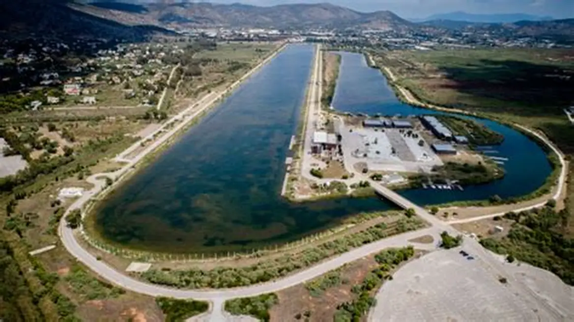 Τελετή παράδοσης του Ολυμπιακού Κωπηλατοδρομίου Σχοινιά, τη Δευτέρα 6 Ιουλίου