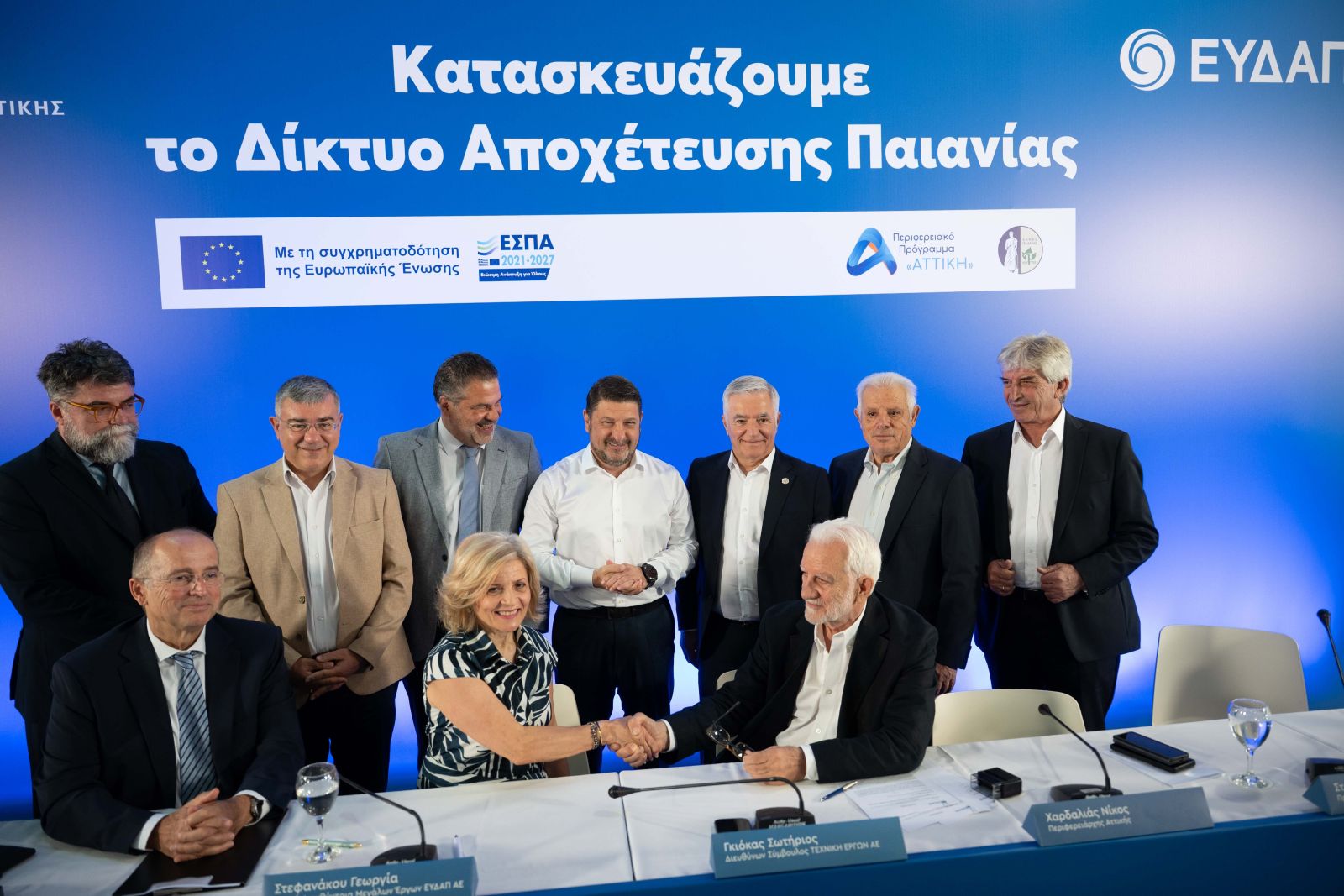 Υπεγράφη η σύμβαση κατασκευής του δικτύου αποχέτευσης Παιανίας (photos)