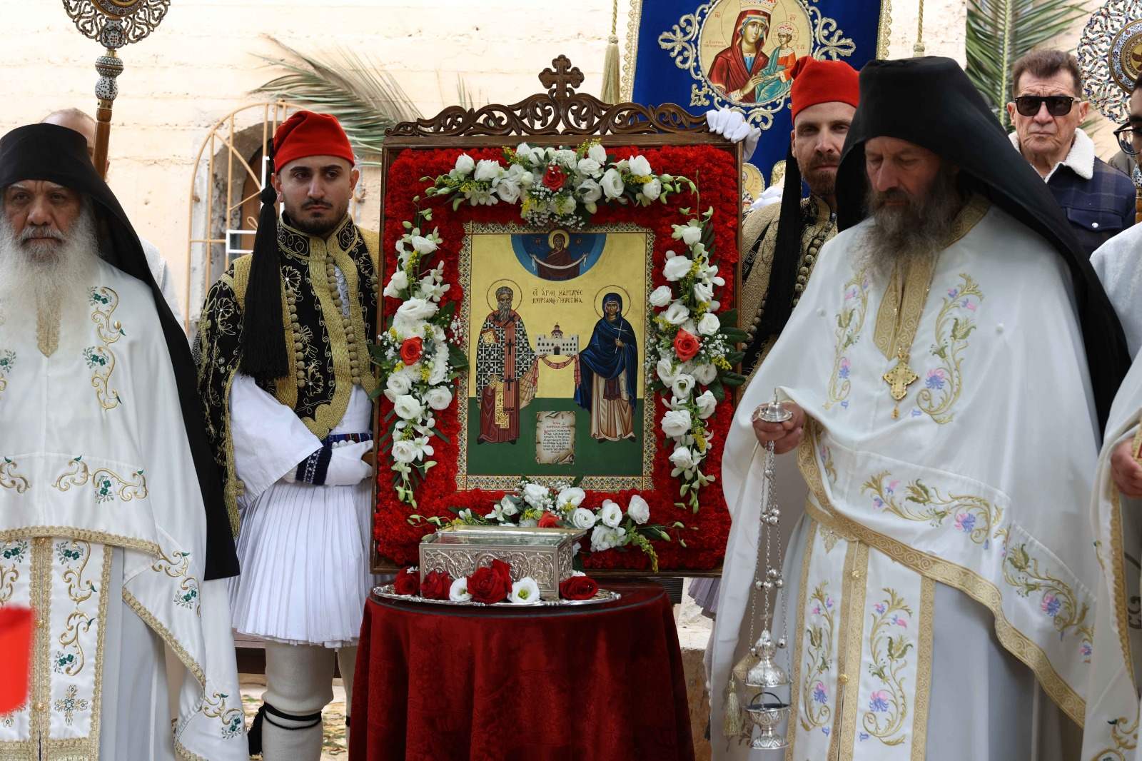 Λαμπρός εορτασμός των Αγίων Κυπριανού και Ιουστίνης στη Φυλή (photos)
